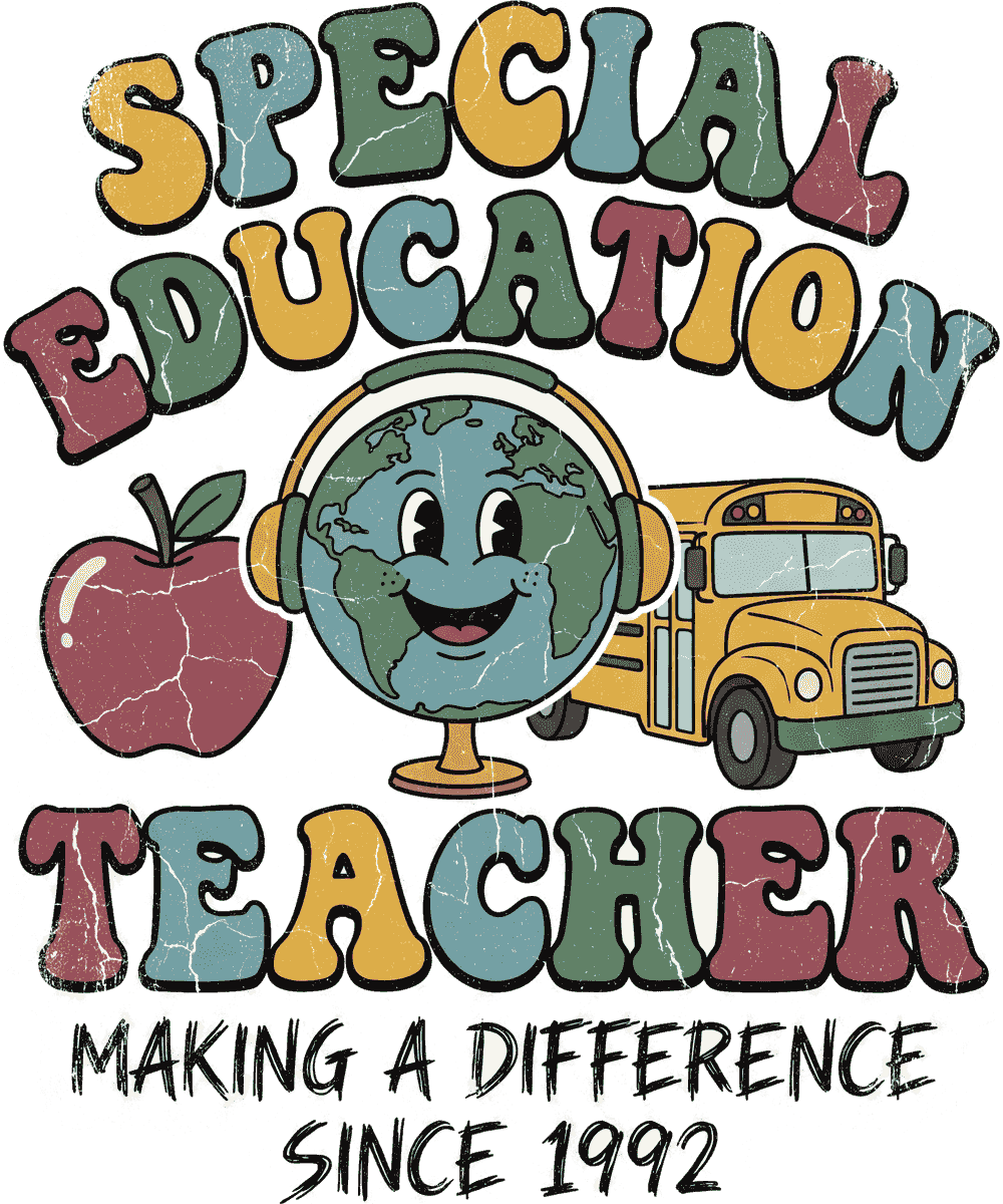 Special Education Teacher vintage 90s graphic tee design