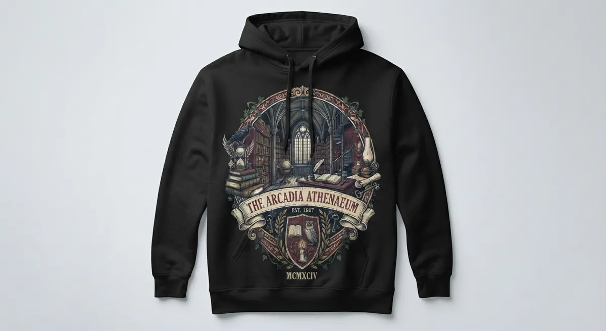 Custom printed hoodie